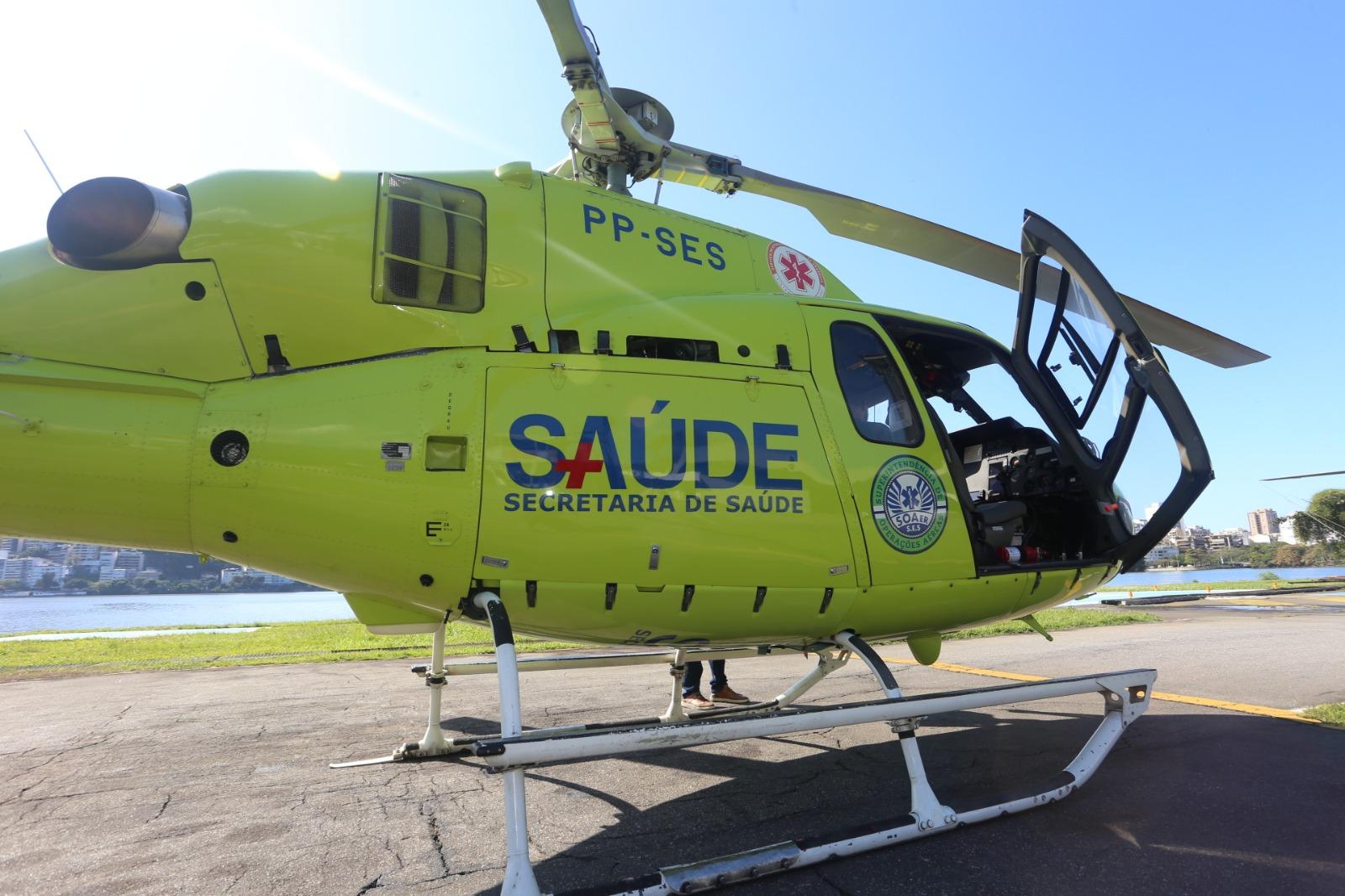 “Asas que Salvam”: serviço aeromédico da SES-RJ completa três anos com resultados expressivos