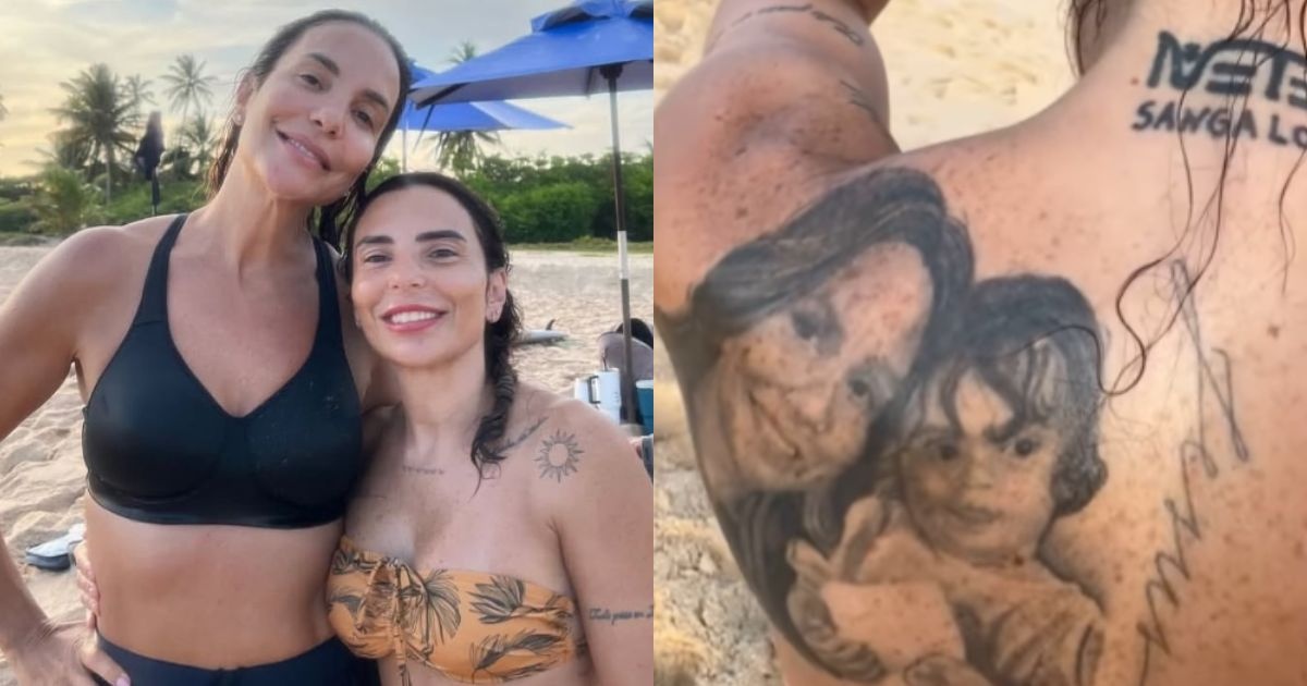 VÍDEO: Fã de Ivete Sangalo surpreende cantora com mais de 4 tatuagens dedicadas a artista